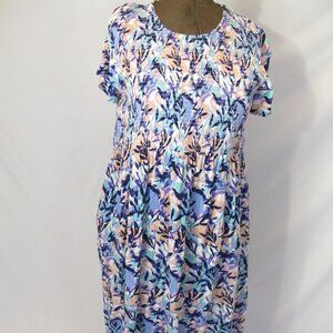 National flowered dress  PXL